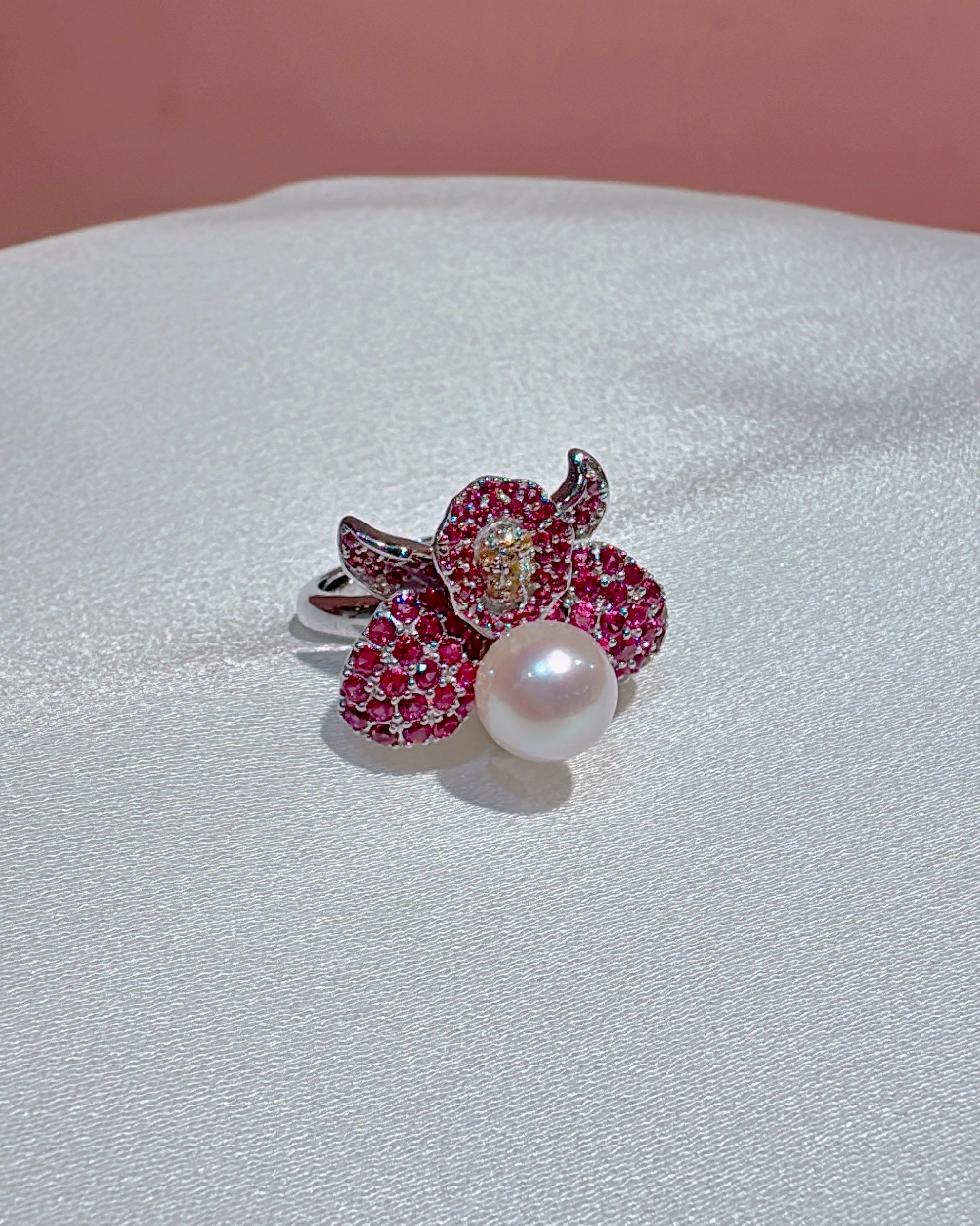 Rose d’Argent, 18k Gold-filled with 9mm Luxe Akoya [Made-to-order:4-8 weeks]