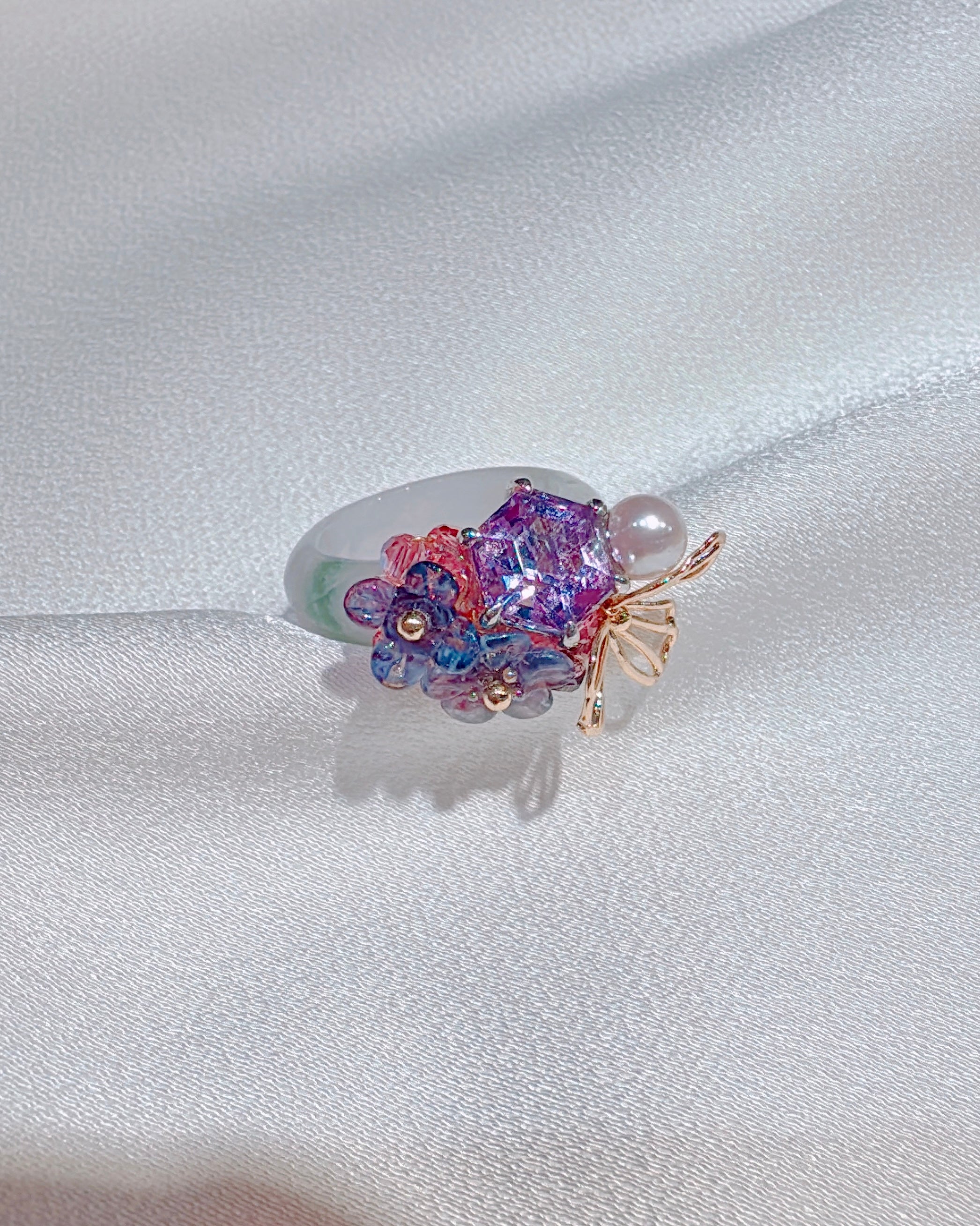 Lilac Prism Ring