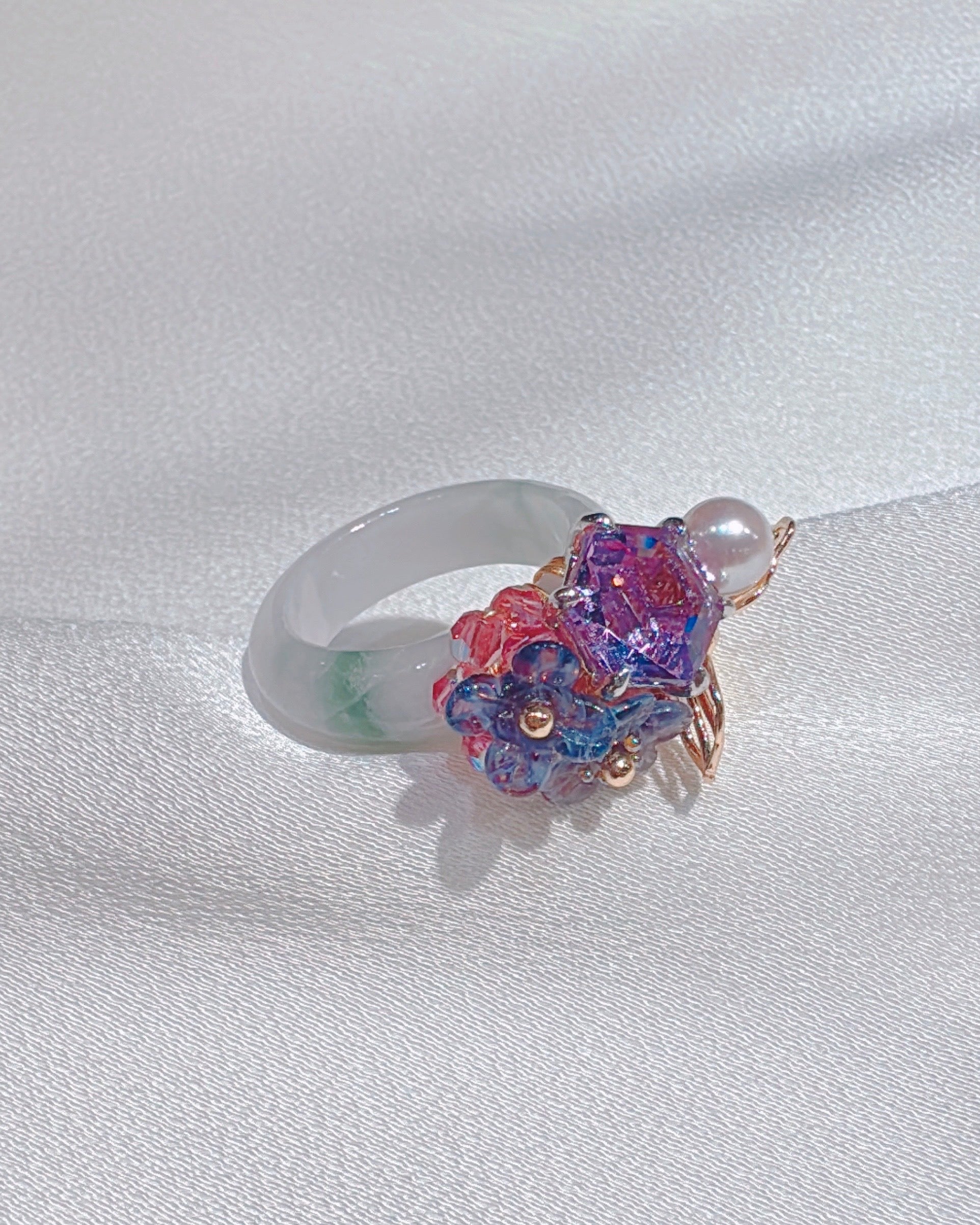 Lilac Prism Ring