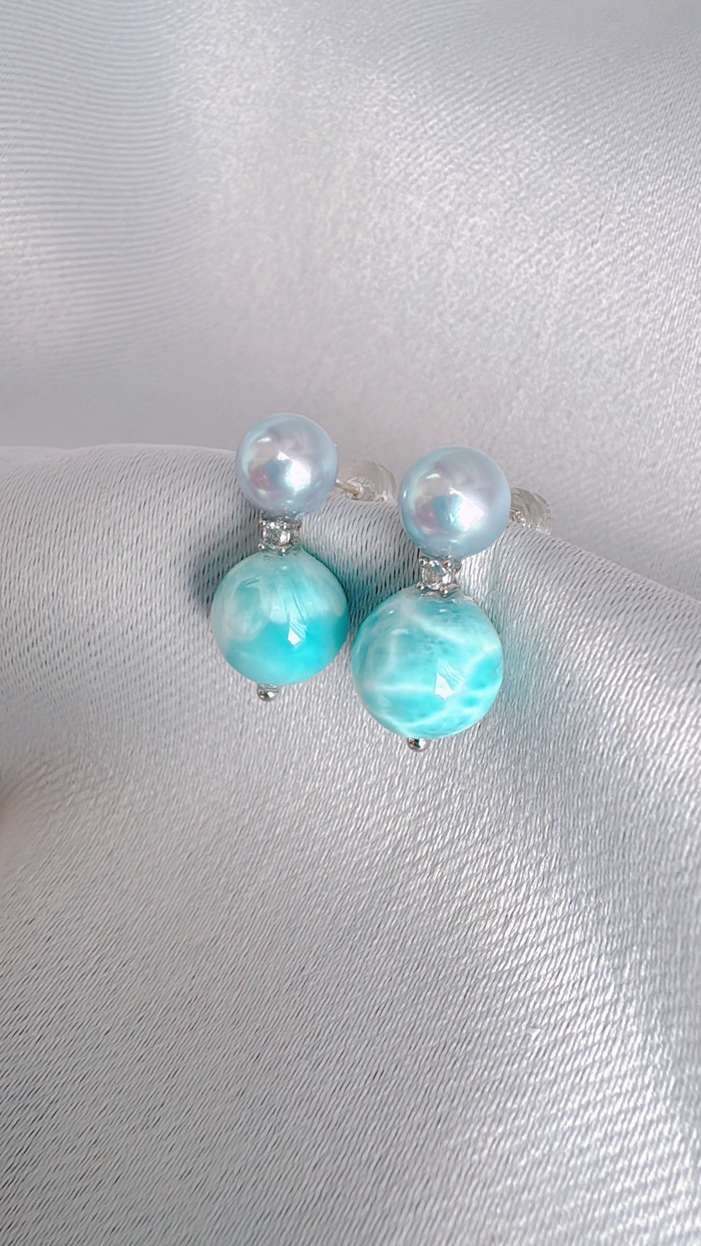 Akoya Larimar Elegance
