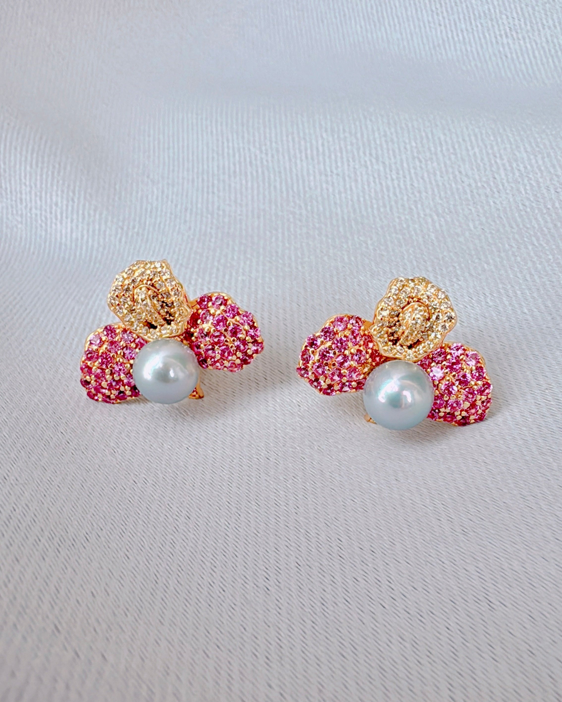 Rose d’Or Bleu, Petals of Pink & Gold