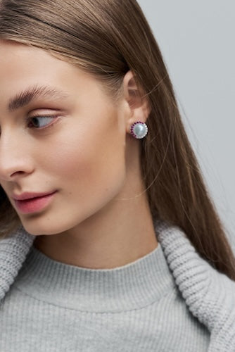 Rose Sunset Glacier (Mabe Pearls)