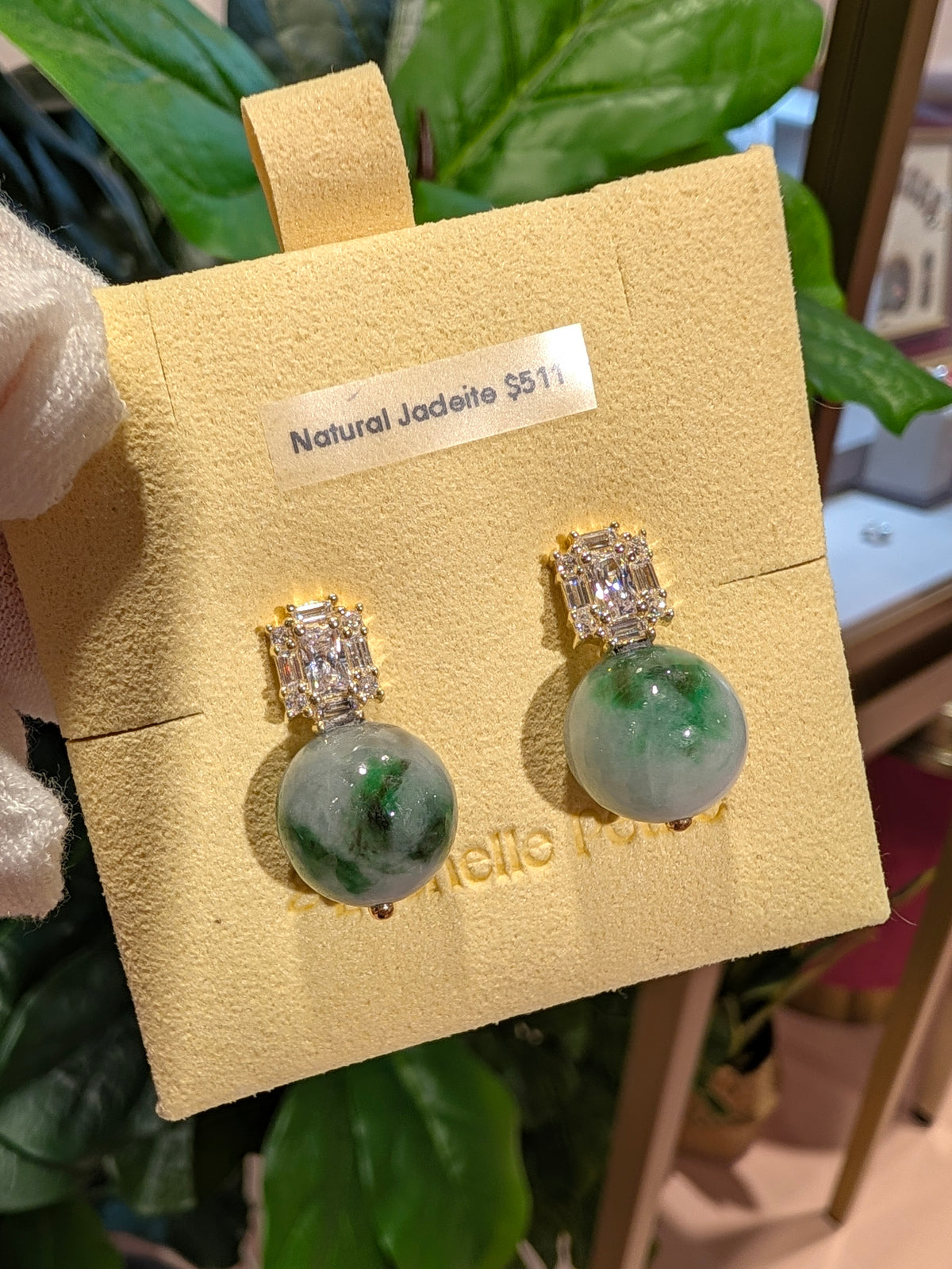 Petite Emerald Mix Green Jadeite (one-of-a-kind)