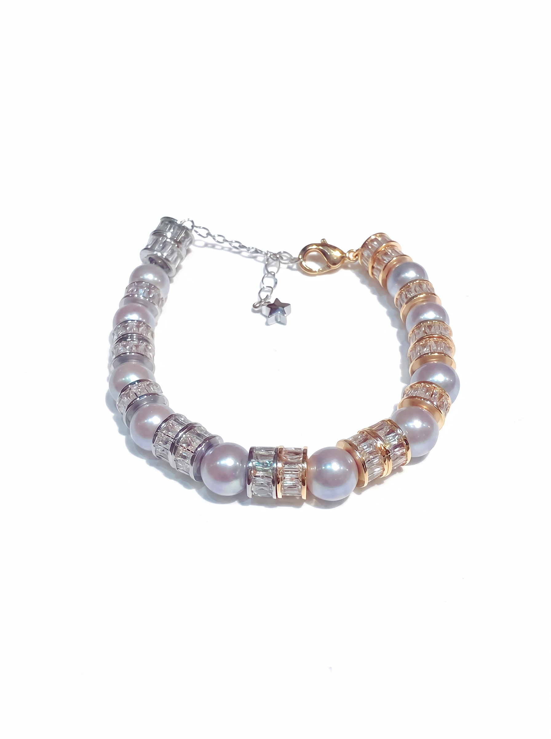 Pulsera de Tenis Akoya Azul (Akoyas Luxe Azul 8-8.5mm)