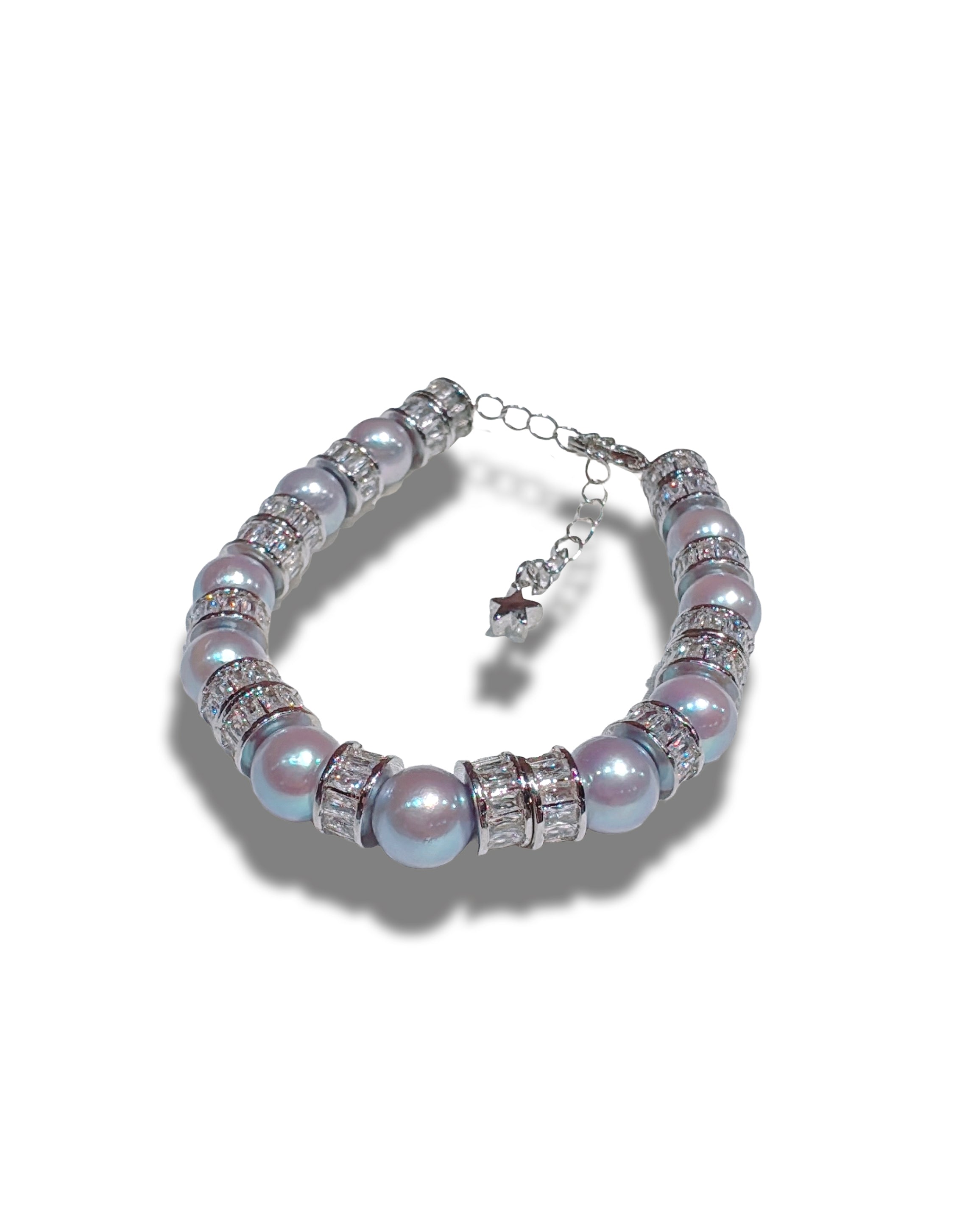 Blue Akoya Tennis Bracelet (8-8.5mm Luxe Blue Akoyas)