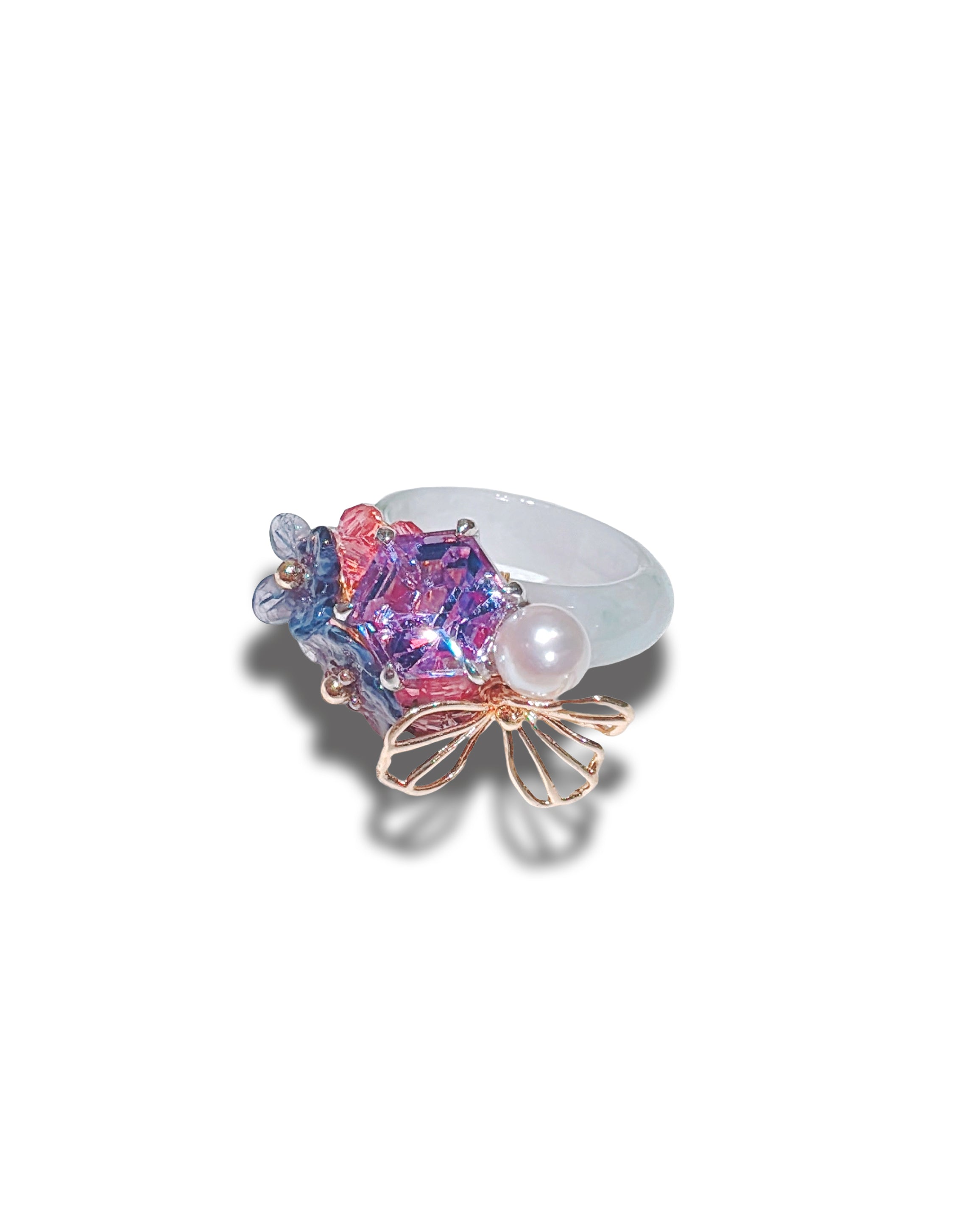 Lilac Prism Ring