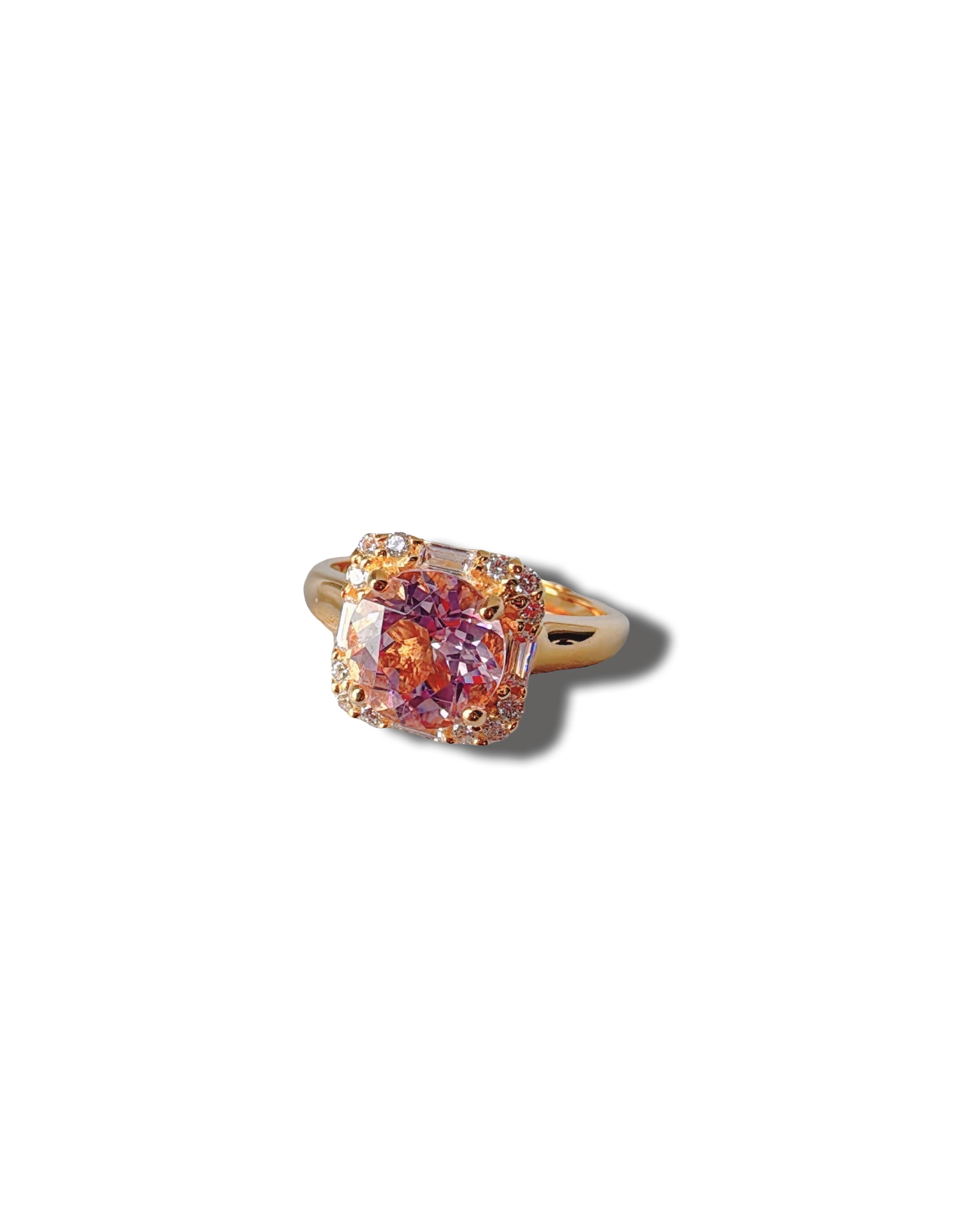 Project V simple band (pink & gold)