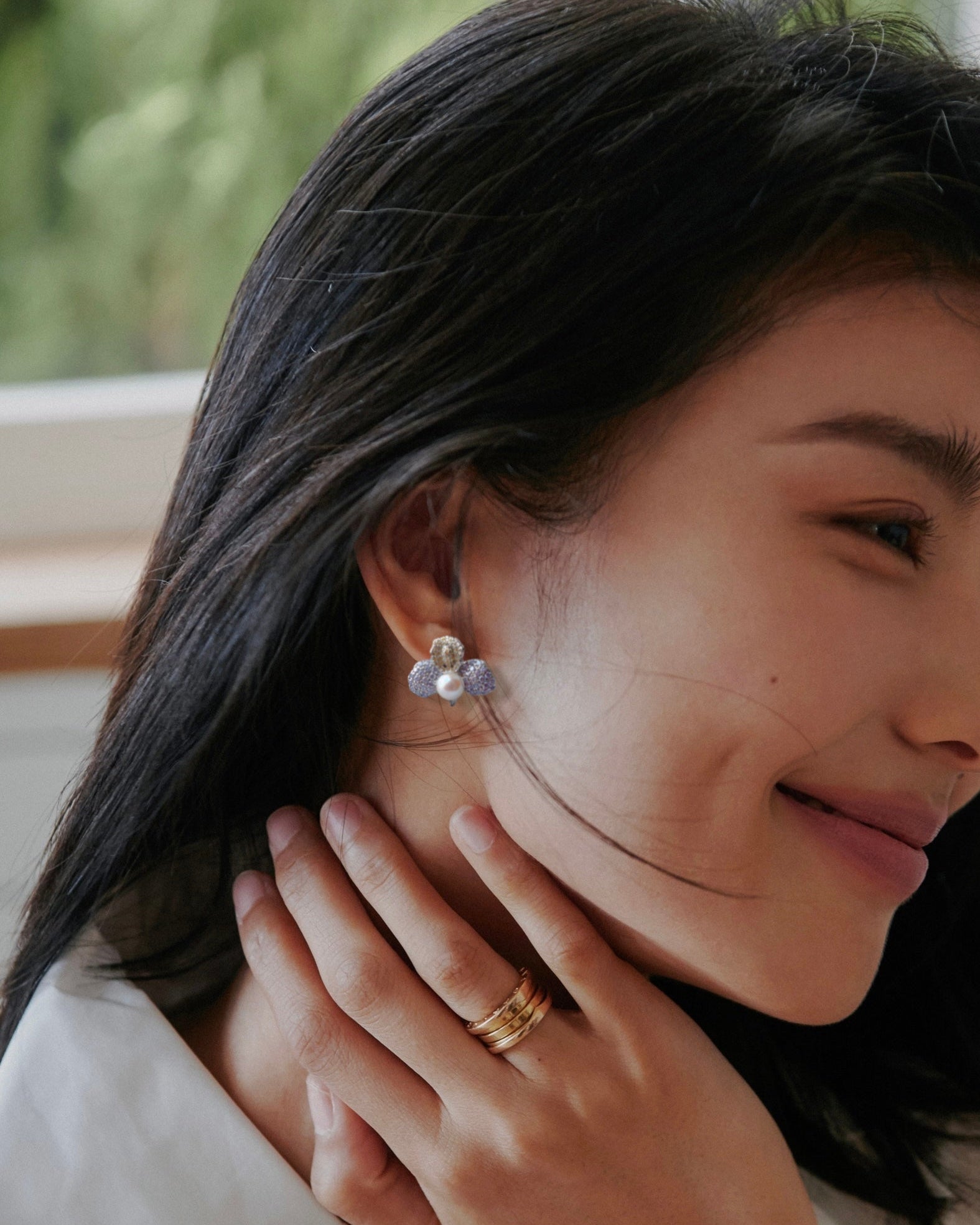 Lilac d’Or, Petals of Gold (Ivory Pink Akoya)