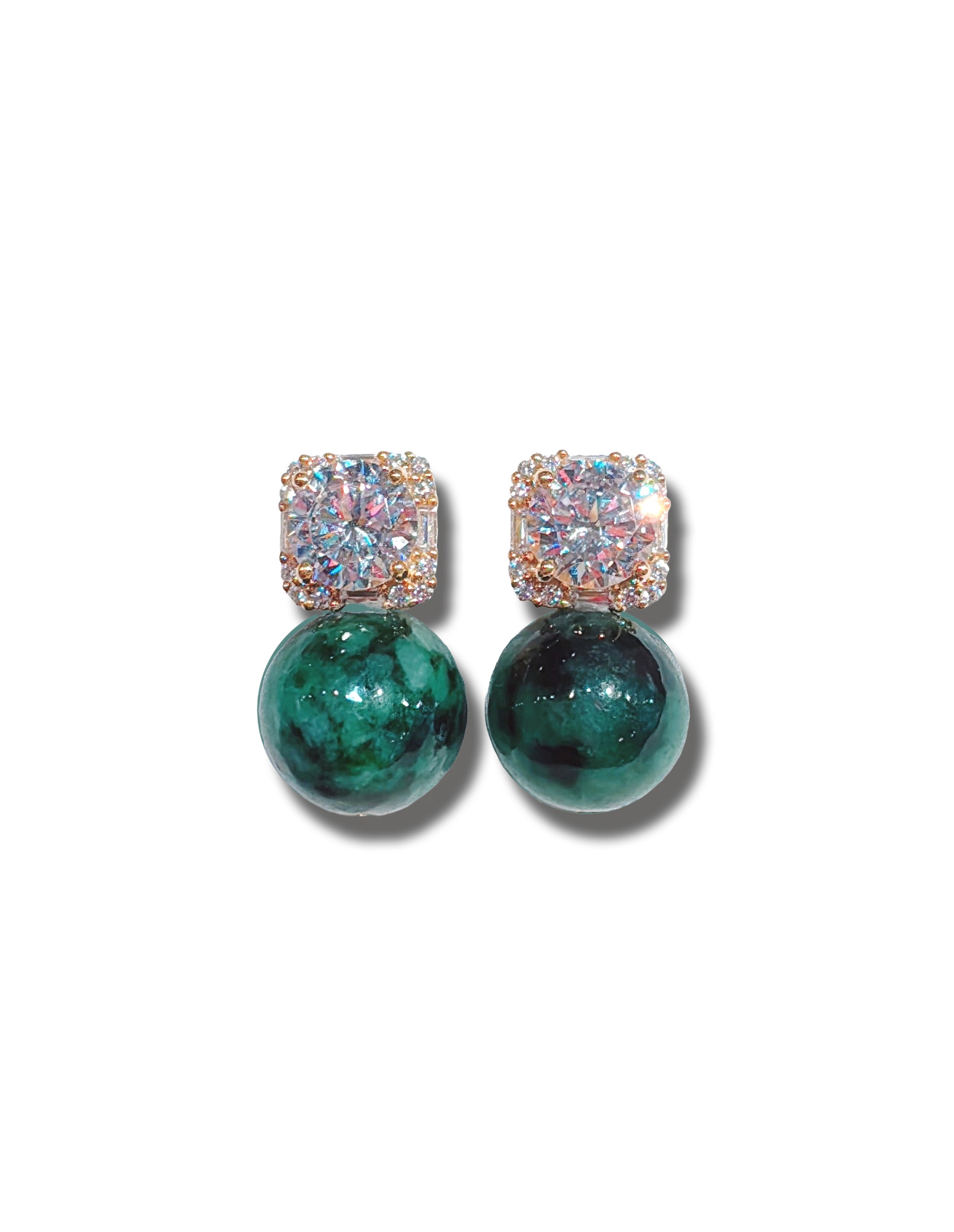 Poised Elegance in Deep Emerald Jadeite
