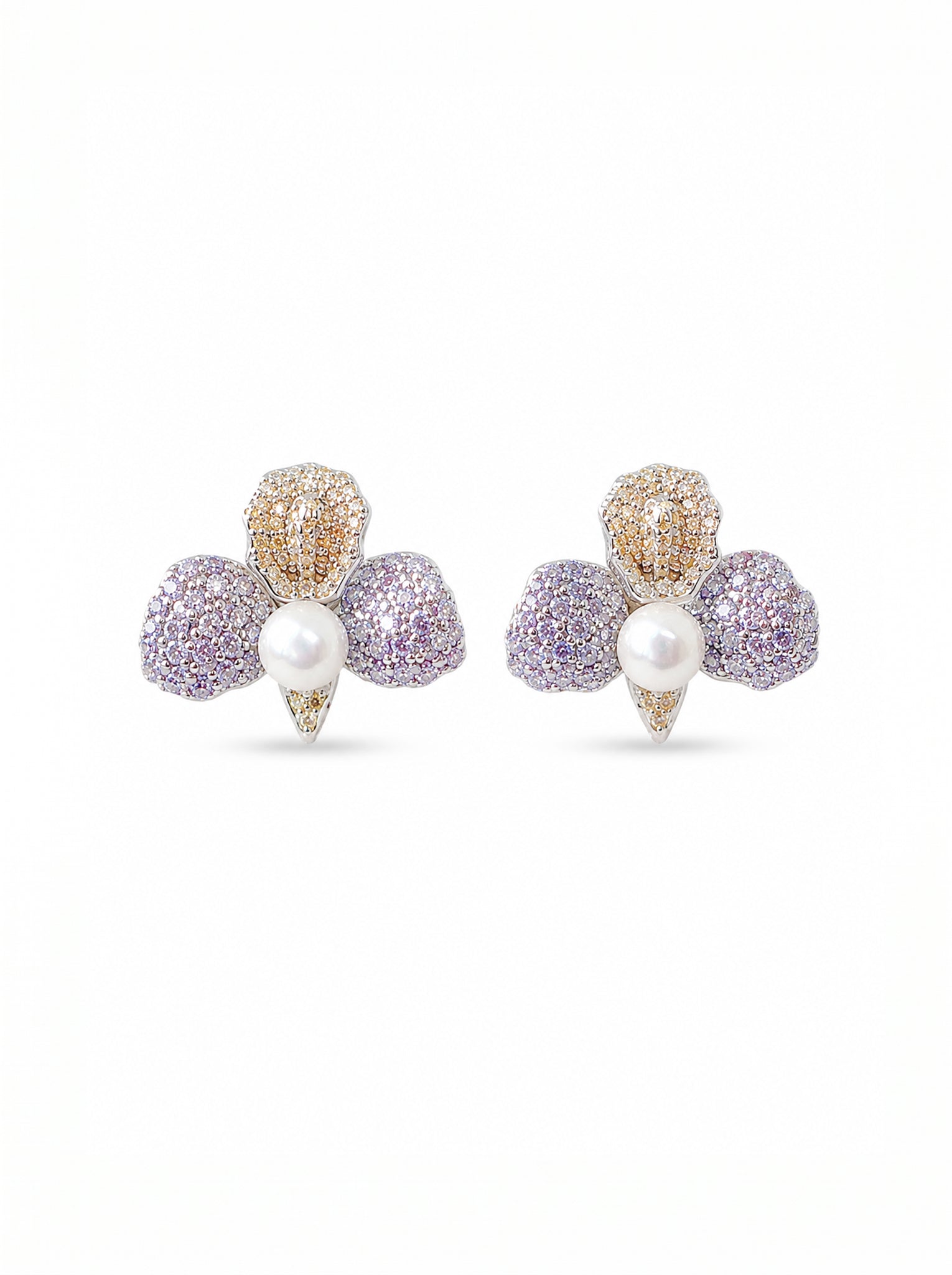 Petale d’Or, Petals of Lilac & Gold, Ivory (Made-to-order: 3 weeks)