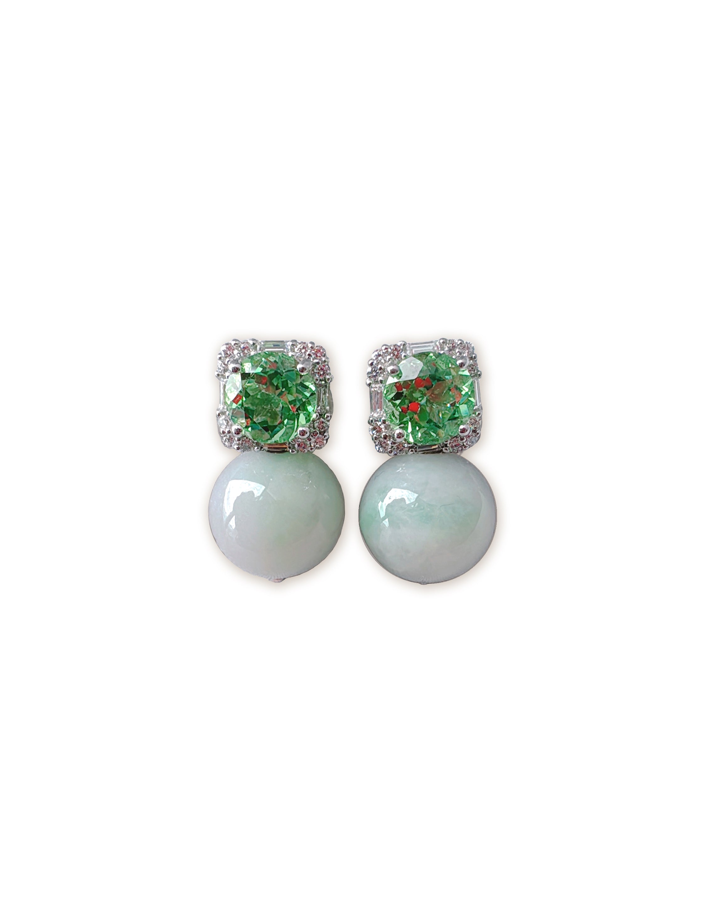 Poised Elegance in ICY Jadeite (NEW COLOUR, Size Petite M), one-of-a-kind
