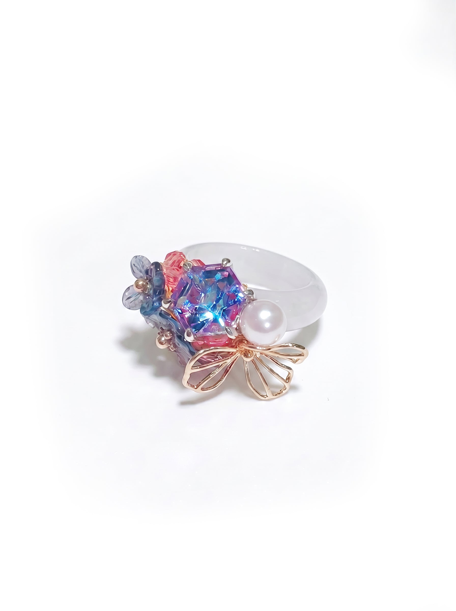 Lilac Prism Ring
