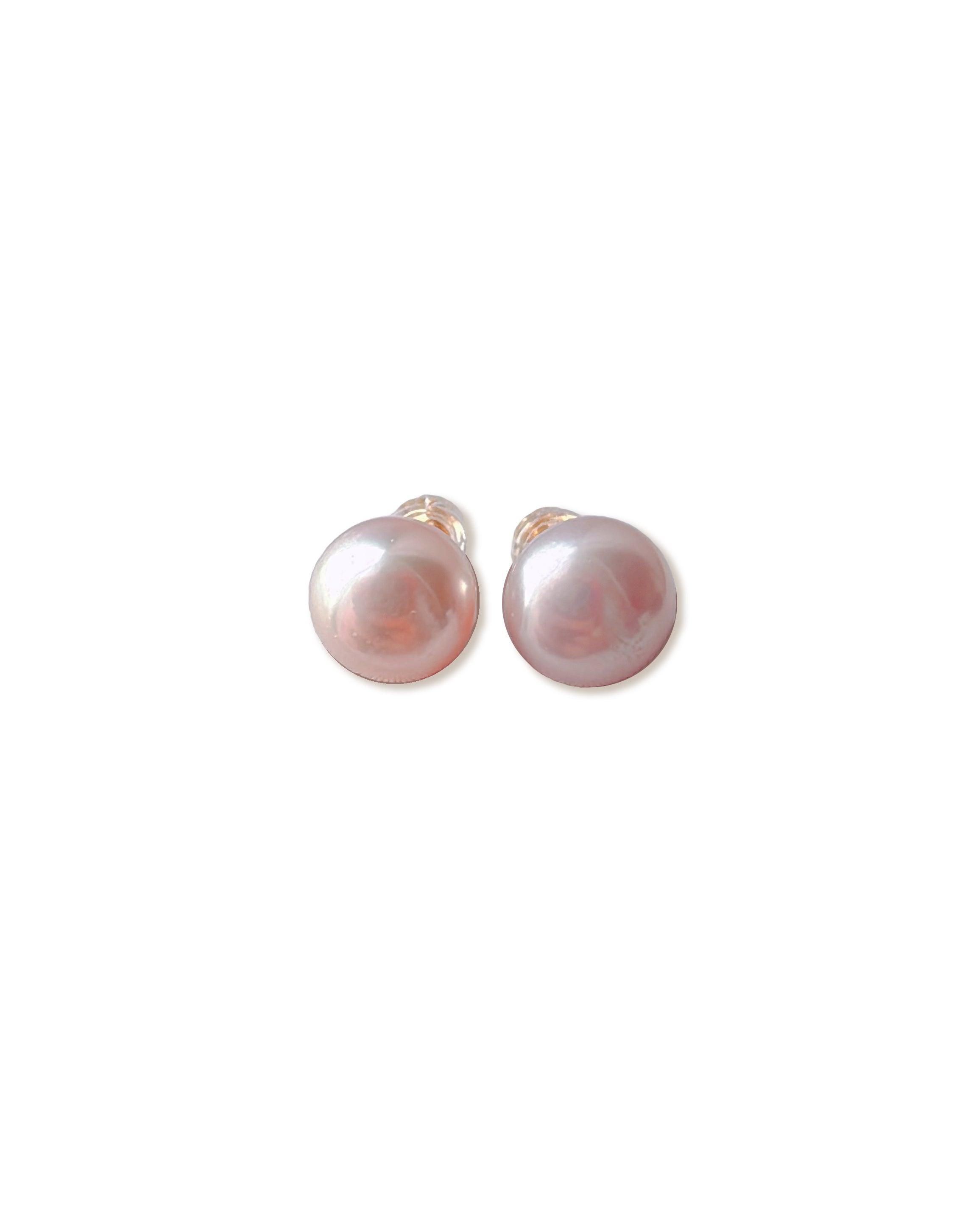 Lilac Pink Button Studs [1: One-of-a-kind]